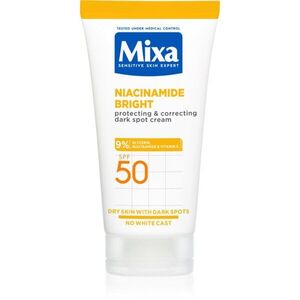 Mixa Niacinamide Bright korrekciós krém a sötét foltok ellen SPF 50 50 ml kép