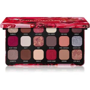 Revolution Forever Flawless szemhéjfesték paletta árnyalat Cherry Rebel 18x1.1 g kép