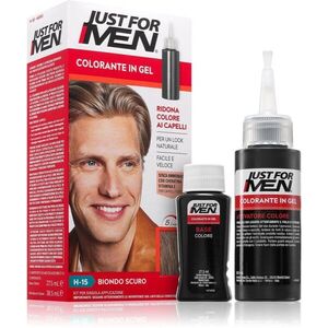 Just for Men Color Kit színező hajfesték uraknak árnyalat H-15 Dark Blond / Lightest Brown 1 db kép