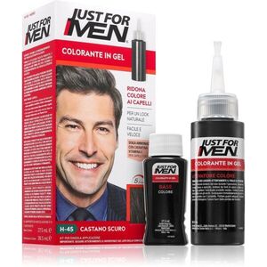 Just for Men Color Kit színező hajfesték uraknak árnyalat H-45 Dark Brown 1 db kép
