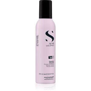 Alfaparf Milano Semi di Lino Style&Care Flexible Mousse fixáló hab a természetes fixálásért és a fényes hajért UV szűrővel 250 ml kép