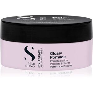 Alfaparf Milano Semi di Lino Style&Care Glossy Pomade formázó viaszos hajzselé hajformázáshoz és modellezéshez magasfényű 100 ml kép