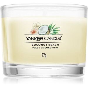 Yankee Candle Coconut Beach viaszos gyertya glass 37 g kép