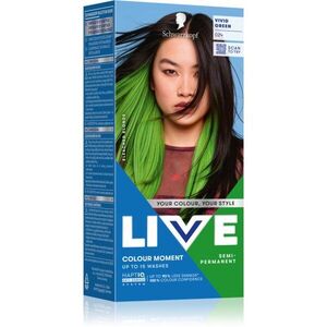 Schwarzkopf LIVE Ultra Brights or Pastel féltartós hajfesték árnyalat 024 Vivid Green 1 db kép