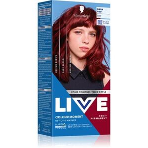 Schwarzkopf LIVE Ultra Brights or Pastel féltartós hajfesték árnyalat 026 Dark Red 1 db kép