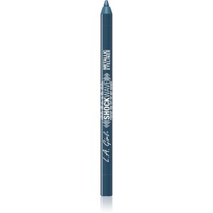 L.A. Girl Cosmetics Shockwave tartós zselés szemceruza árnyalat Ocean 1.2 g kép