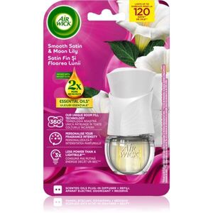 Air Wick Smooth Satin & Moon Lily Electric elektromos légfrissítő töltelékkel 19 ml kép