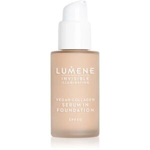 Lumene Invisible Illumination Vegan Collagen Serum in Foundation könnyű alapozó tápláló hatással SPF 30 1.5 30 ml kép