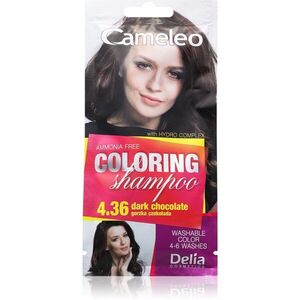 Delia Cosmetics Cameleo Coloring Shampoo tonizáló sampon hajra árnyalat 4.36 Dark Chocolate 40 ml kép