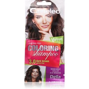 Delia Cosmetics Cameleo Coloring Shampoo tonizáló sampon hajra árnyalat 3.0 Dark Brown 40 ml kép