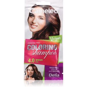 Delia Cosmetics Cameleo Coloring Shampoo tonizáló sampon hajra árnyalat 4.0 Brown 40 ml kép