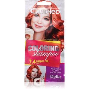Delia Cosmetics Cameleo Coloring Shampoo tonizáló sampon hajra árnyalat 7.4 Copper Red 40 ml kép