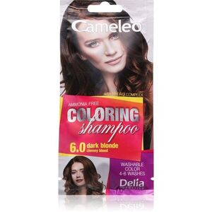 Delia Cosmetics Cameleo Coloring Shampoo tonizáló sampon hajra árnyalat 6.0 Dark Blonde 40 ml kép