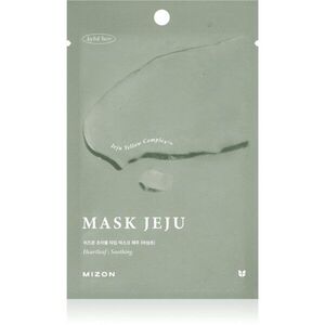 Mizon Joyful Time Jeju Heartleaf nyugtató hatású gézmaszk a száraz és irritált bőrre 23 g kép