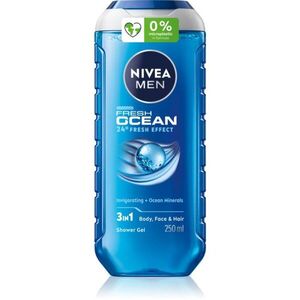 NIVEA MEN Fresh Ocean energizáló tusfürdő gél uraknak 250 ml kép
