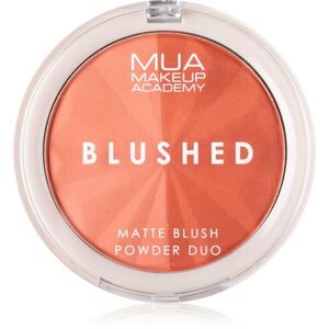 MUA Makeup Academy Blushed Powder Blusher púderes arcpír árnyalat Peach Fizz 5 g kép