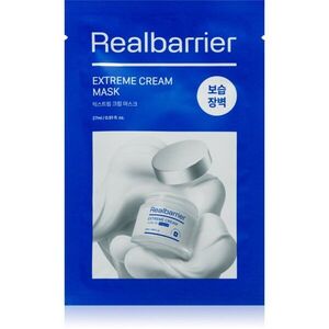 Real Barrier Extreme Cream Mask nyugtató hatású gézmaszk a bőr intenzív hidratálásához 27 ml kép