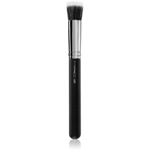 MAC Cosmetics Brush 130S Short Duo Fibre egy kis kefe folyékony, krém és por termékek alkalmazásához 1 db kép