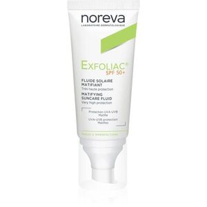 Noreva Exfoliac Mattifying Suncare Fluid SPF 50+ védő és mattító fluid arcra SPF 50+ 40 ml kép
