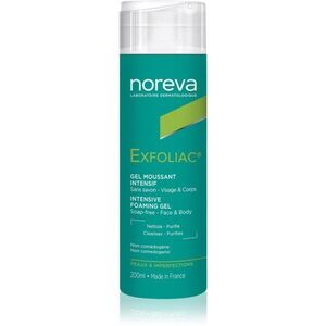 Noreva Exfoliac Intensive Foaming Gel tisztító habzó gél a bőr tökéletlenségei ellen 200 ml kép