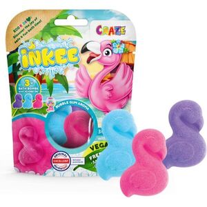 Craze INKEE Flamingo fürdőgolyó gyermekeknek 3x55 g kép