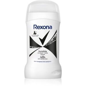 Rexona Invisible Black and White izzadásgátló stift a fehér és sárga foltok ellen 50 ml kép