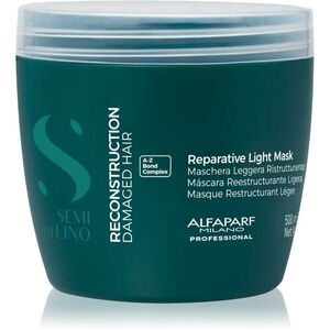 Alfaparf Milano Semi di Lino Reconstruction Reparative Light Mask regeneráló maszk a károsult hajra gyenge hajra 500 ml kép