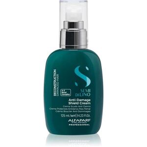 Alfaparf Milano Semi di Lino Reconstruction Anti-damage Shield Cream leöblítést nem igénylő regeneráló kondicionáló normál és jó minőségű hajra 125 ml kép