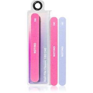 Notino Nail Tools Nail File Classic Klasszikus körömreszelő két különböző érdeséggel Classic180/240 1 db kép