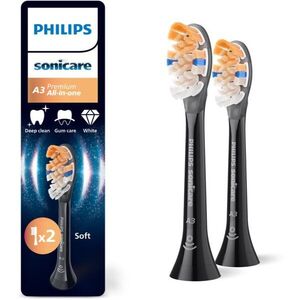 Philips Sonicare Premium All-in-One HX9092/88 csere fejek a fogkeféhez Black 2 db kép