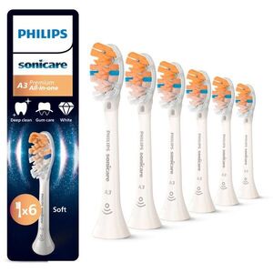 Philips Sonicare Premium All-in-One HX9096/87 csere fejek a fogkeféhez White 6 db kép