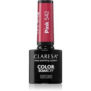 Claresa SoakOff UV/LED Color Balloon Journey géles körömlakk árnyalat Pink 542 5 g kép