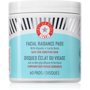 First Aid Beauty Facial Radiance Pads hámlasztó kendők az élénk és kisimított arcbőrért 60 db kép