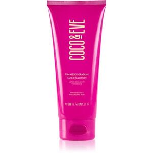 Coco & Eve Sunny Honey Sun-kissed Gradual Tanning Lotion önbarnító tej a fokozatos barnulásért illattal Coco-Mango 200 ml kép