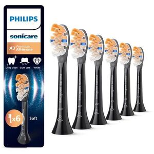 Philips Sonicare Premium All-in-One HX9096/88 csere fejek a fogkeféhez Black 6 db kép