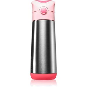 b.box Insulated Drink Bottle termosz szívószállal Flamingo Fizz 1 db kép