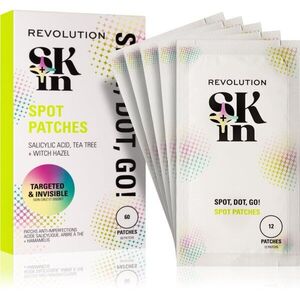 Revolution Skincare Skindividual Clearly Clarify Spot, Dot, Go! Salicylic Acid Spot Patches tapasz problémás bőrre pattanások ellen 60 db kép