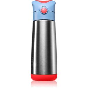 b.box Insulated Drink Bottle termosz szívószállal Blue Blaze 1 db kép
