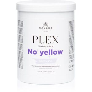 Kallos Plex No Yellow haj maszk semlegesíti a sárgás tónusokat 1000 ml kép