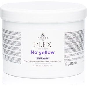 Kallos Plex No Yellow haj maszk semlegesíti a sárgás tónusokat 500 ml kép