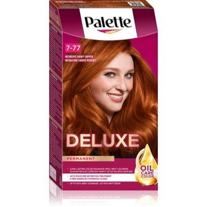 Schwarzkopf Palette Deluxe tartós hajfesték árnyalat 7-77 Intensive Shiny Copper 1 db kép