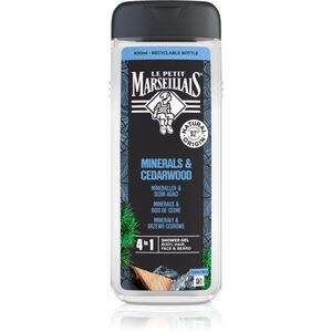 Le Petit Marseillais Minerals & Cedarwood tusfürdő gél 4 in 1 uraknak 400 ml kép