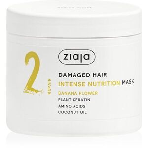 Ziaja Plant Essentials Banana Flower tápláló hajmaszk a károsult hajra 350 ml kép