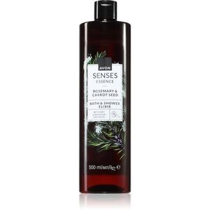 Avon Senses Essence Rosemary & Carrot Seed krémes fürdő és tusoló gél 500 ml kép