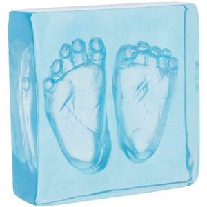 Dooky Crystal Memories DeLuxe 3D Frame Handprint & Footprint baba kéz- és láblenyomat-készítő szett 1 db kép