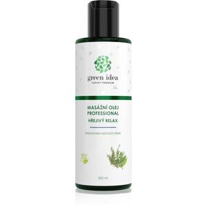 Green Idea Massage oil warm relaxation masszázsolaj 200 ml kép