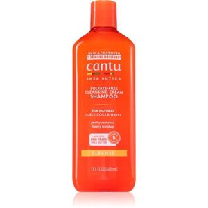 CANTU Shea Butter Shampoo hidratáló sampon hullámos és göndör hajra 400 ml kép