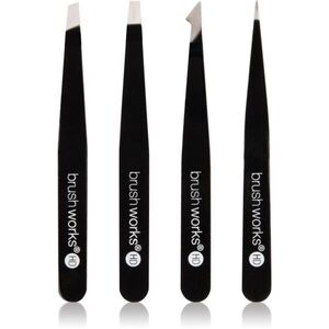 Brushworks The Complete csipeszszett szemöldökre Black 4 db kép