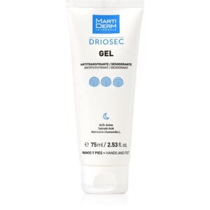 MartiDerm Driosec Gel Antitranspirante gél a túlzott izzadás ellen kézre és lábra 75 ml kép