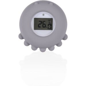 Zopa Silicone Digital Thermometer 2in1 digitális hőmérő kádba való Dove Grey 1 db kép